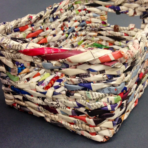 Upcycled Basket Weaving - perennial