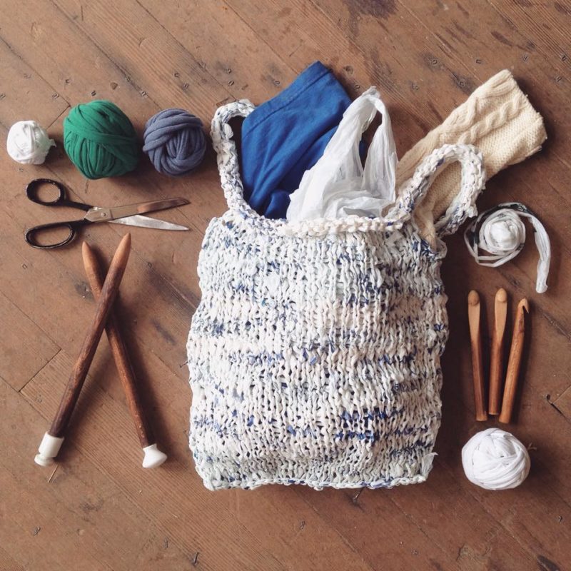 alternative fiber and yarn demo