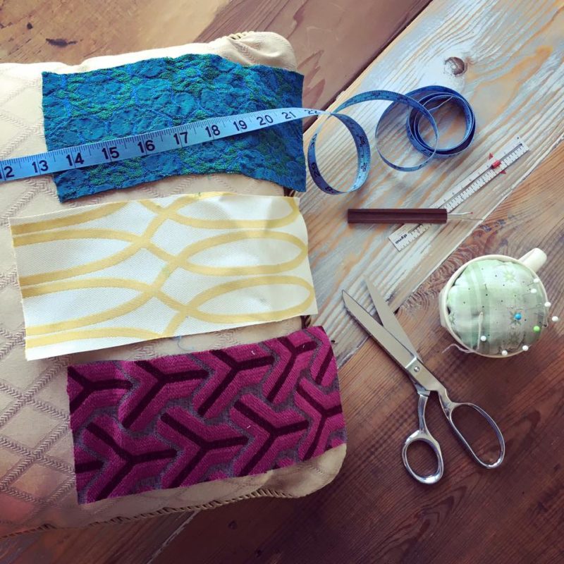 upholstery foot stool