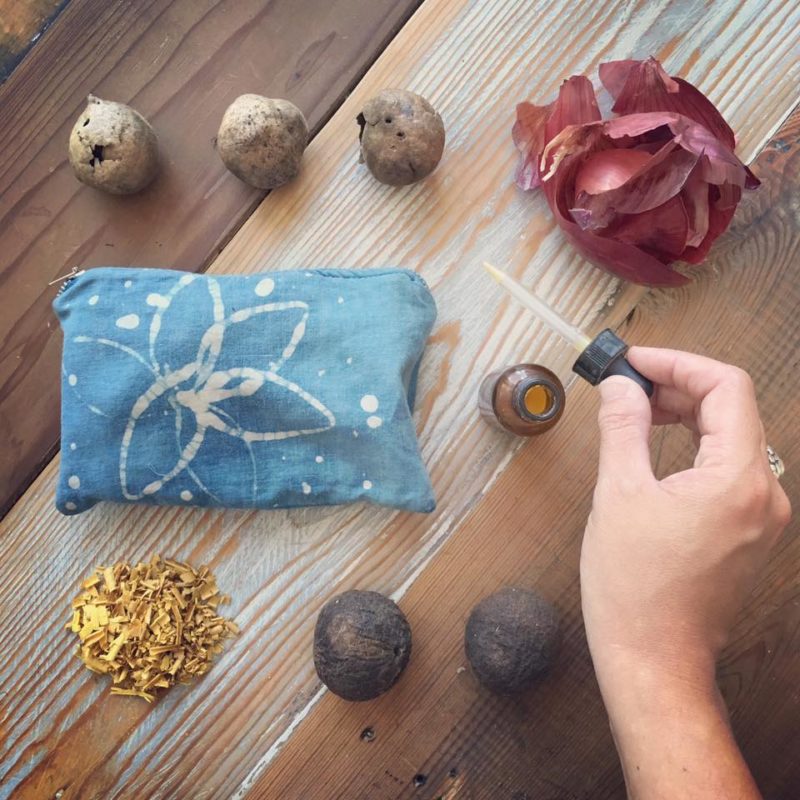 botanical dyes and batik resists