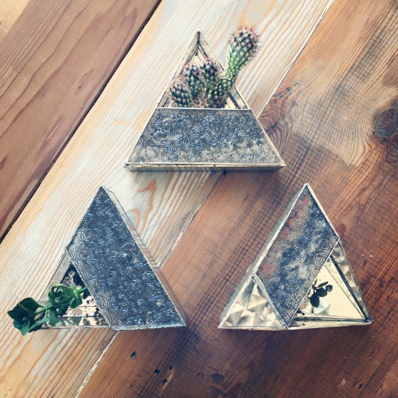 3D upcycled stained glass