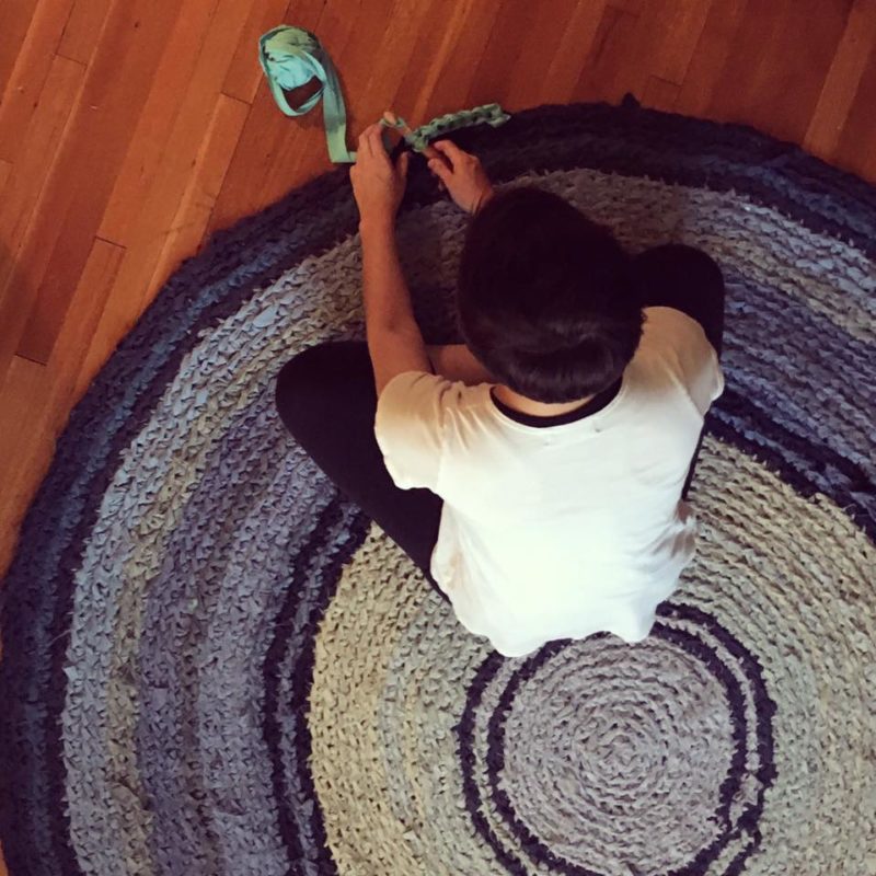 crochet rag rug class