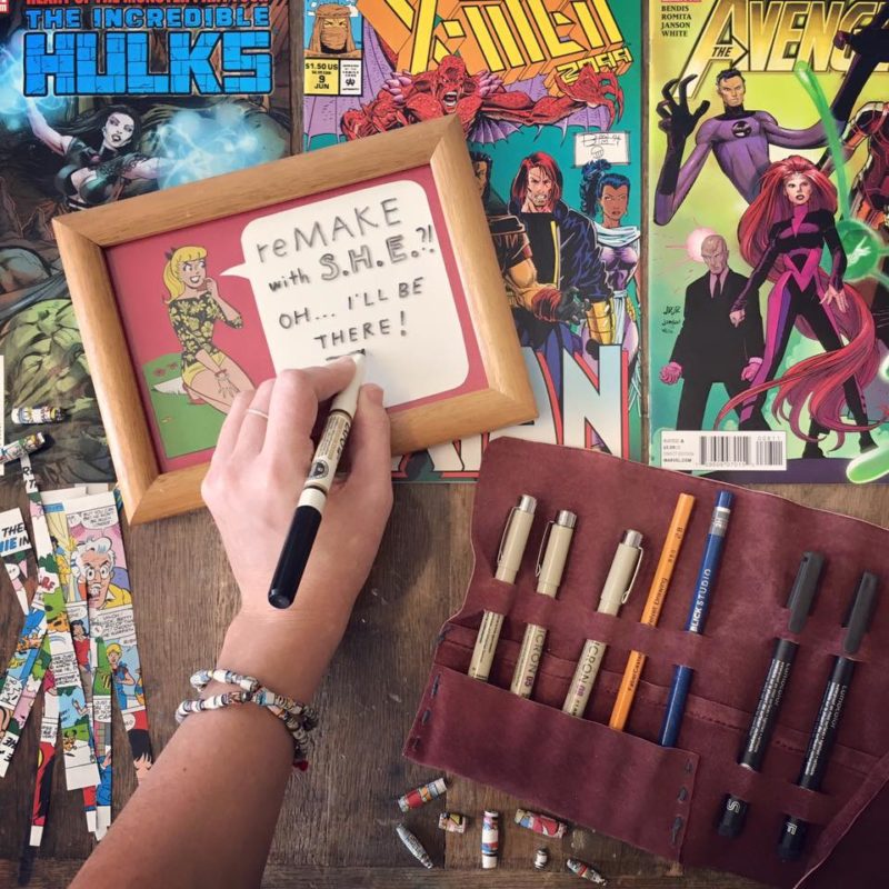 remake with super heroines, etc
