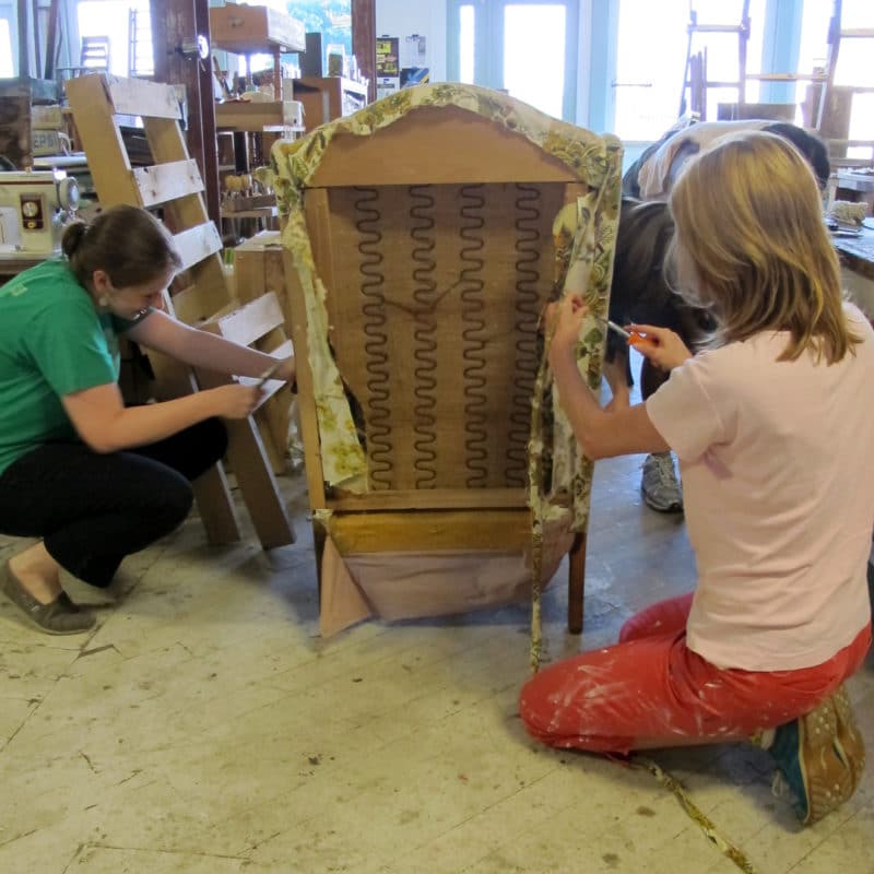 wing back chair upholstery