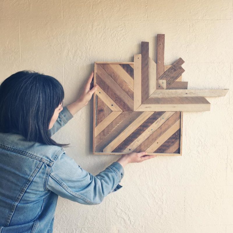 Reclaimed Wood Wall Art - Member