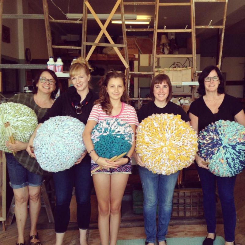 Knitted Ottoman Poufs - Member