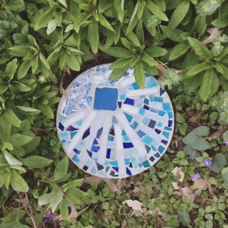mosaic stepping stone