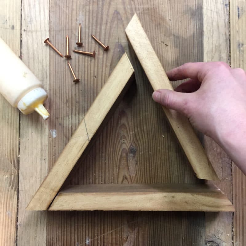 Triangle Wood Shelves - Non-member