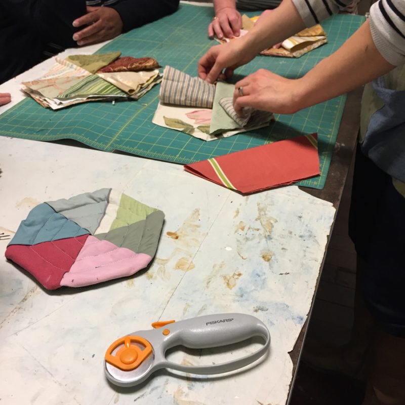 Quilted Hexagon Potholder - Non-member